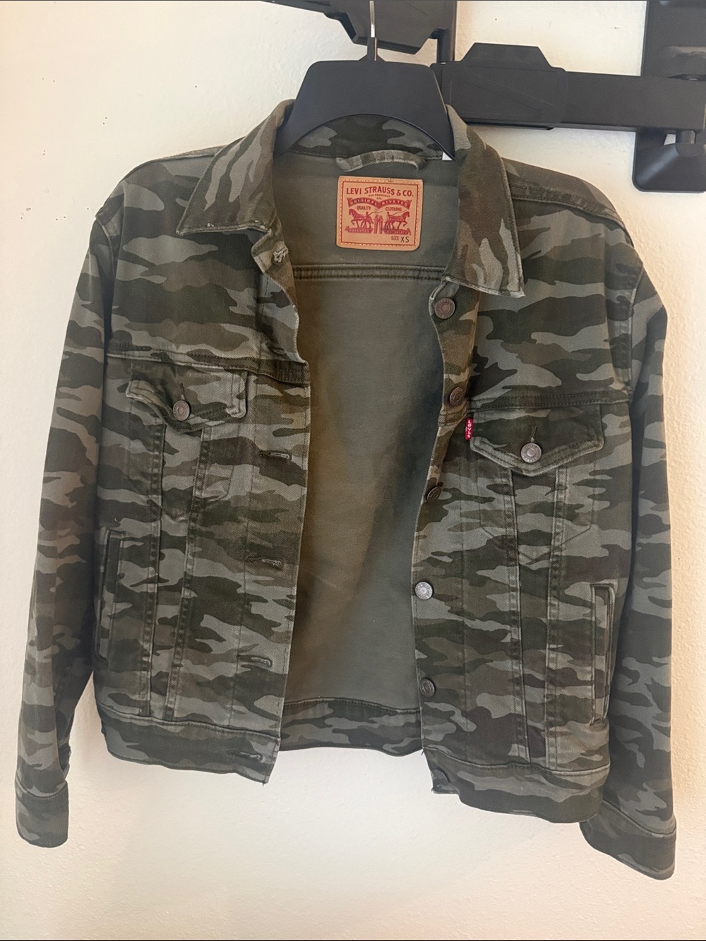 Levi's unisex Camo Trucker Jacket - Green